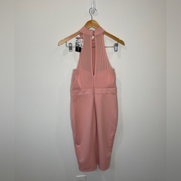 Fashion Nova Blush Sleeveless Midi Dress - Picture 3 of 9